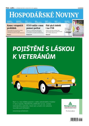 Obálka e-magazínu Hospodářské noviny 141 - 22.7.2022