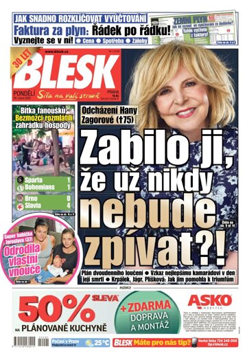 Obálka e-magazínu Blesk 29.8.2022