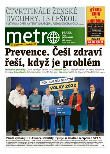 Obálka e-magazínu deník METRO 24.1.2023