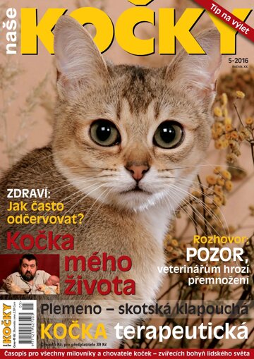 Obálka e-magazínu Naše kočky 5/2016