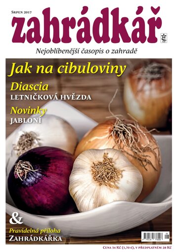 Obálka e-magazínu Zahrádkář 8/2017