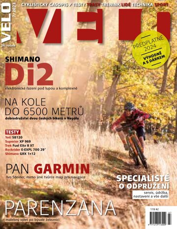 Obálka e-magazínu Velo 7/2023