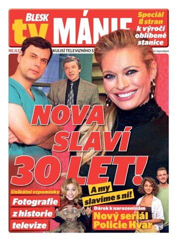 Obálka e-magazínu Blesk Tv manie 3.2.2024