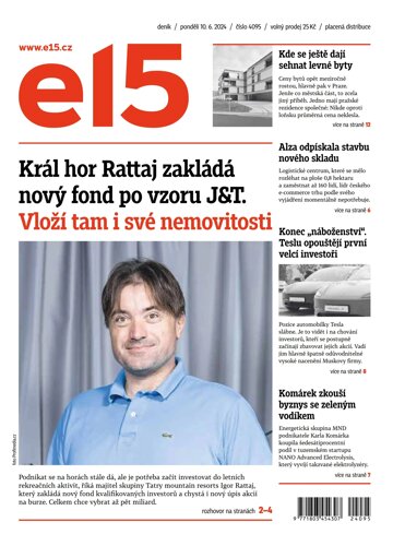 Obálka e-magazínu E15 10.6.2024