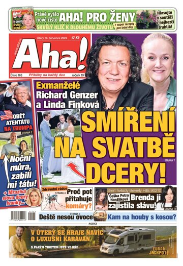 Obálka e-magazínu AHA! 16.7.2024