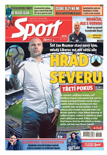Obálka e-magazínu Sport 26.6.2025