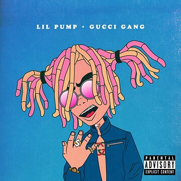 Obálka uvítací melodie Gucci Gang