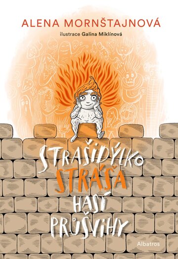 Obálka knihy Strašidýlko Stráša hasí průšvihy