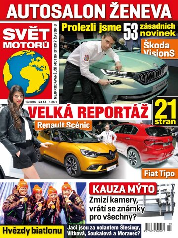 Obálka e-magazínu Svět motorů 7.3.2016