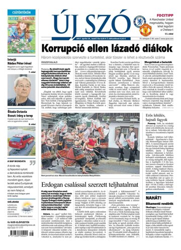 Obálka e-magazínu Új Szó 18.4.2017