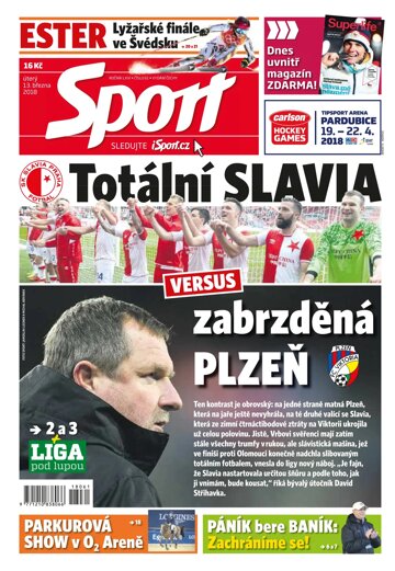 Obálka e-magazínu Sport 13.3.2018