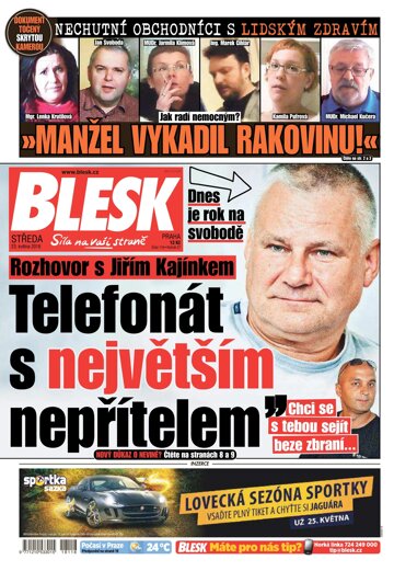 Obálka e-magazínu Blesk 23.5.2018