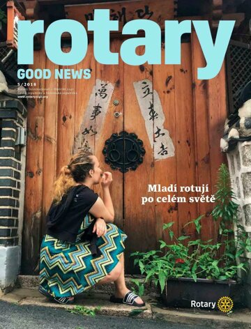 Obálka e-magazínu Rotary Good News 5/2018