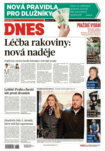 Obálka e-magazínu MF Dnes 6.2.2019