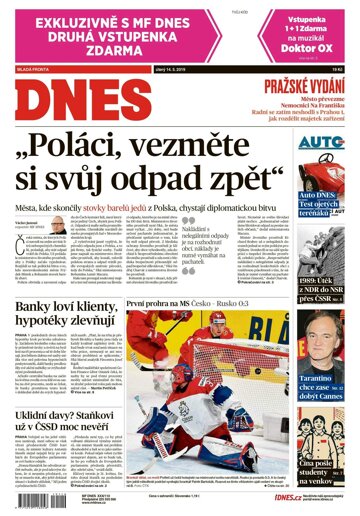 Obálka e-magazínu MF Dnes 14.5.2019