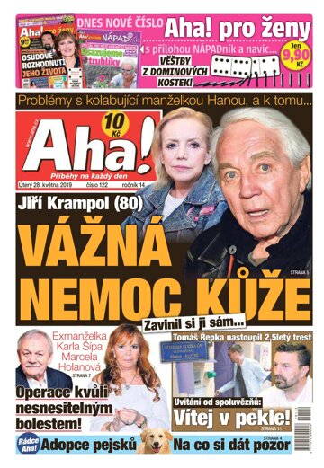 Obálka e-magazínu AHA! 28.5.2019