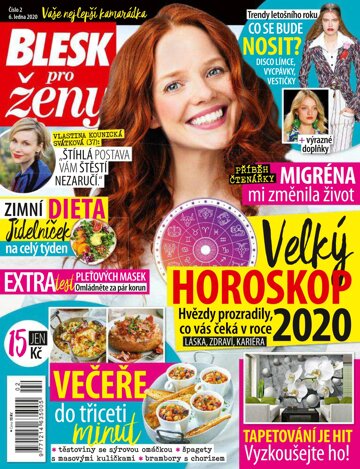 Obálka e-magazínu Blesk pro ženy 2/2020