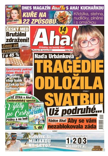 Obálka e-magazínu AHA! 25.6.2020