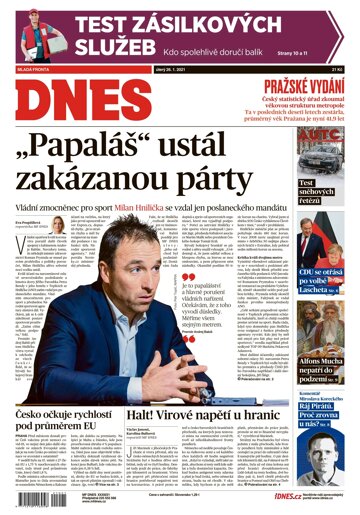 Obálka e-magazínu MF Dnes 26.1.2021