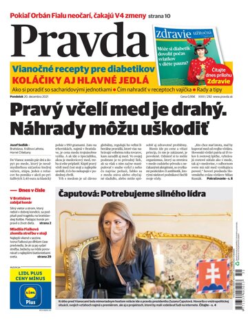 Obálka e-magazínu Pravda 20. 12. 2021