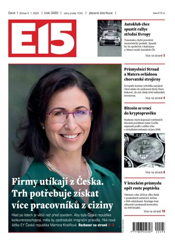 Obálka e-magazínu E15 5.1.2022