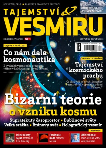 Obálka e-magazínu Tajemství Vesmíru 7-8/2022