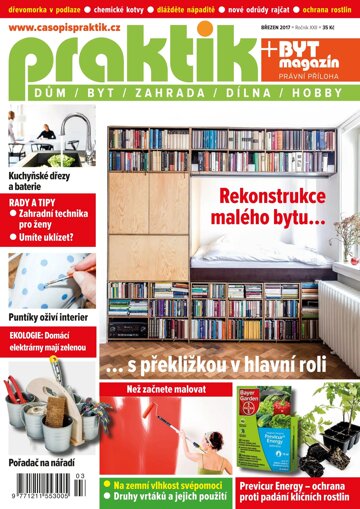 Obálka e-magazínu PRAKTIK & příloha Byt magazín 3/2017