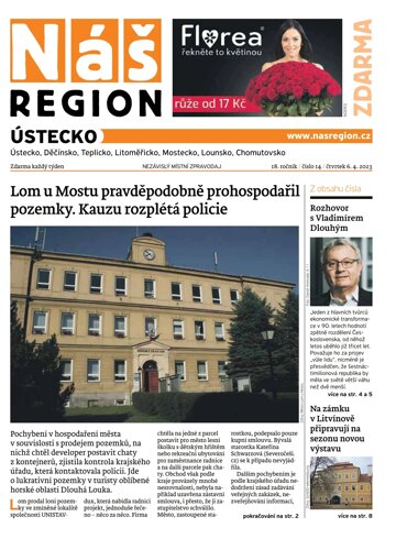 Obálka e-magazínu Náš Region - Ústecko 14/2023