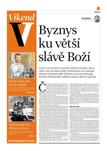Obálka e-magazínu Hospodářské noviny - příloha Víkend 087 - 5.5.2023 Víkend