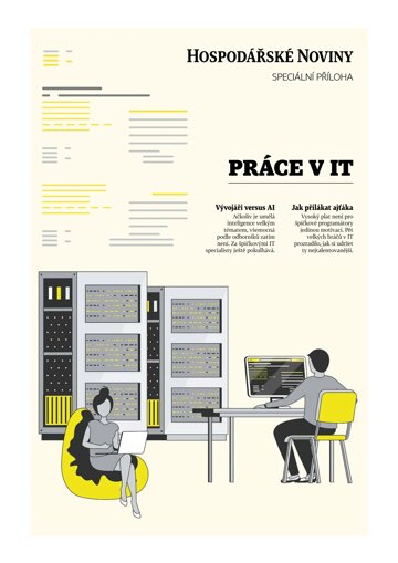 Obálka e-magazínu Hospodářské noviny - příloha 099 - 24.5.2023 Práce v IT