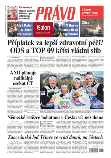 Obálka e-magazínu Deník Právo 13.2.2025