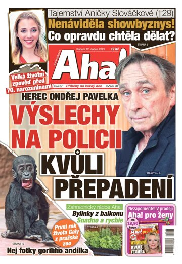Obálka e-magazínu AHA! 12.4.2025