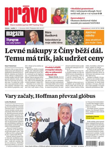 Obálka e-magazínu Deník Právo 4.7.2026