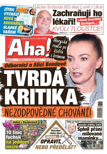 Obálka e-magazínu AHA! 25.7.2026
