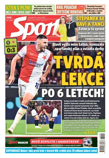 Obálka e-magazínu Sport 31.8.2026