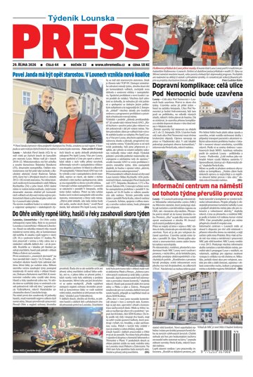 Obálka e-magazínu Lounský press 44/2026