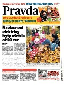 Obálka e-magazínu Pravda 31.10.2013