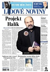 Obálka e-magazínu Lidové noviny 4.8.2014