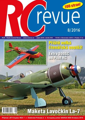 Obálka e-magazínu RC revue 8/16