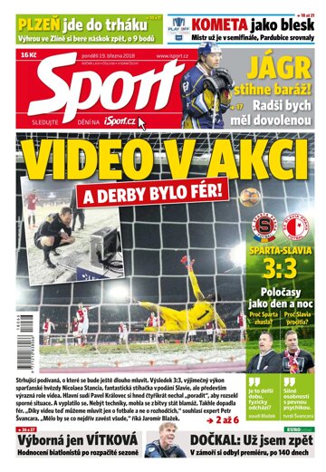 Obálka e-magazínu Sport 19.3.2018