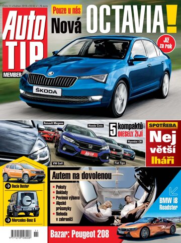 Obálka e-magazínu Auto TIP 11/2018