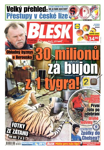 Obálka e-magazínu Blesk 19.7.2018