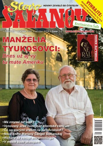 Obálka e-magazínu Slovo Šaľanov 10/2018
