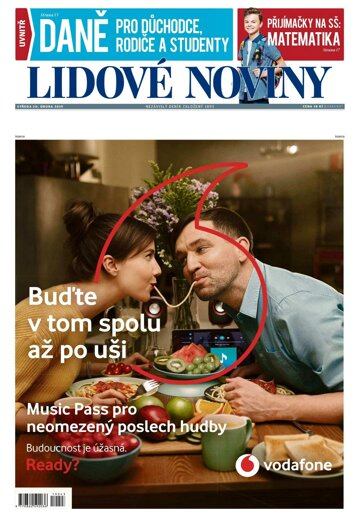 Obálka e-magazínu Lidové noviny 20.2.2019