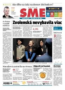 Obálka e-magazínu SME 11.10.2012