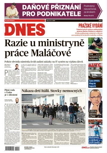 Obálka e-magazínu MF Dnes 25.2.2020