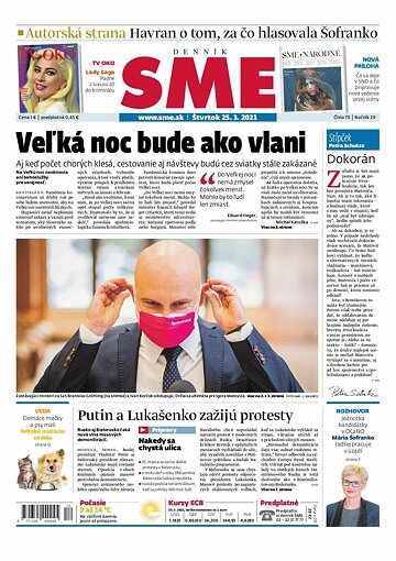 Obálka e-magazínu SME 25-3-2021