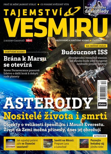 Obálka e-magazínu Tajemství Vesmíru 12/2021
