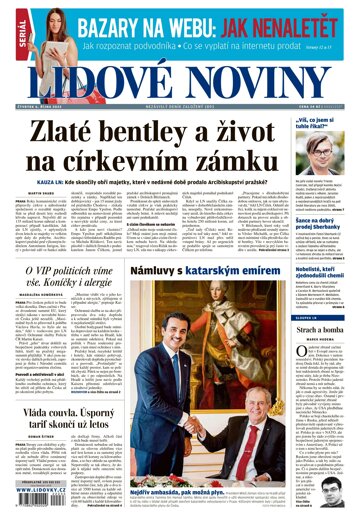 Obálka e-magazínu Lidové noviny 6.10.2022