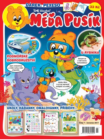 Obálka e-magazínu Méďa Pusík 7/2017